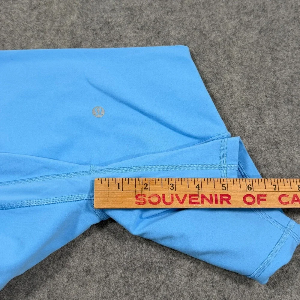 Lululemon Athletica Kayak Blue Light Align High-Rise Shorts Women's Size 0‎